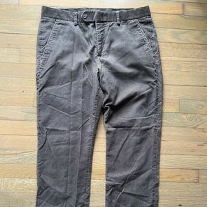 Express corduroy pants grey photographer 32x30